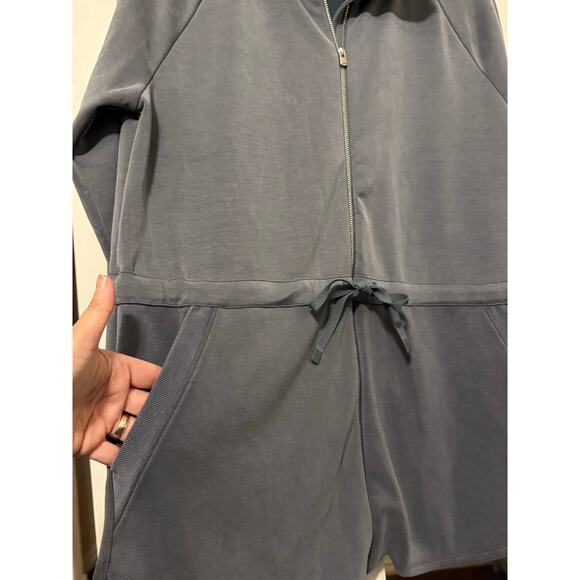 Talbots Haven Well Within BALANCE DOUBLE-KNIT DRAWSTRING JACKET gray XS - Picture 2 of 10